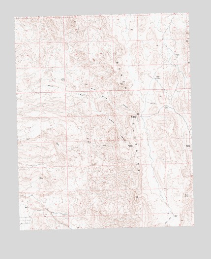 Burns Spring, AZ USGS Topographic Map