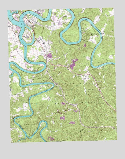 Burnside, KY USGS Topographic Map