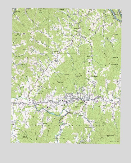 Burnsville, NC USGS Topographic Map