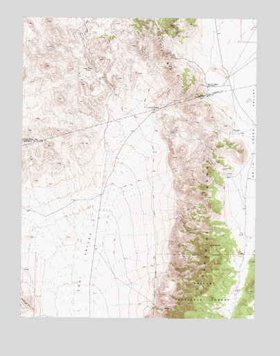 Burnt Cabin Summit, NV USGS Topographic Map