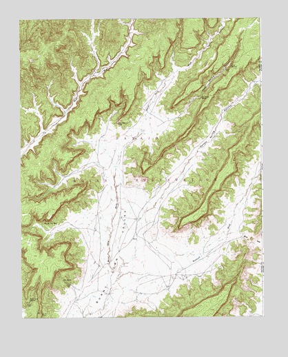 Burnt Corn Spring, AZ USGS Topographic Map