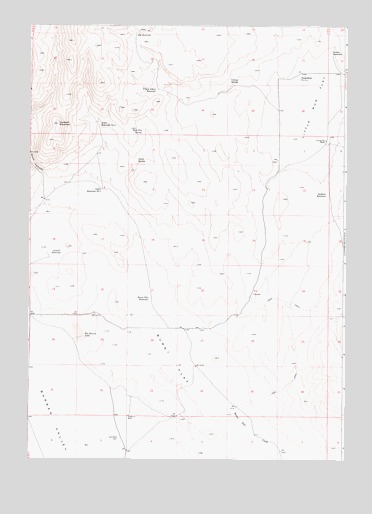 Burnt Flat, OR USGS Topographic Map