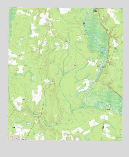 Burnt Fort, GA USGS Topographic Map