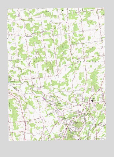 Burnt Hills, NY USGS Topographic Map