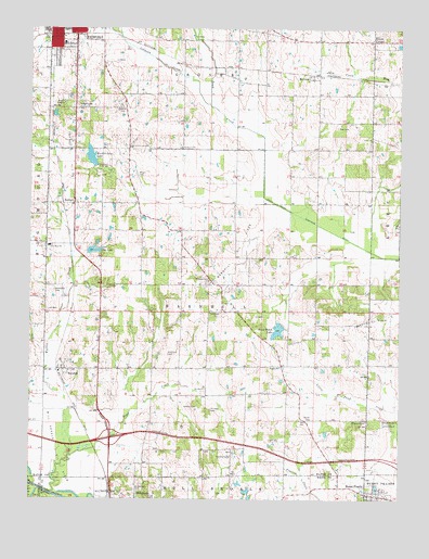 Burnt Prairie, IL USGS Topographic Map