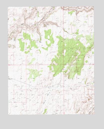 Burnt Spring, UT USGS Topographic Map