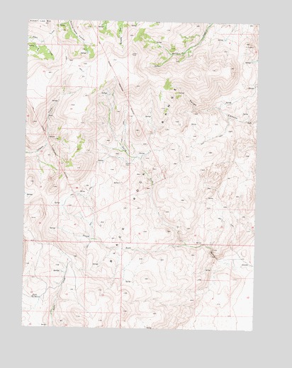 Burnt Springs, NV USGS Topographic Map