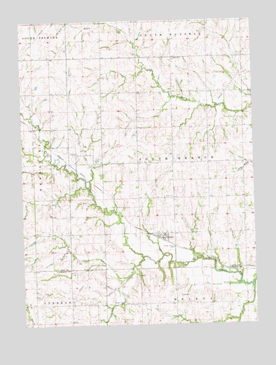 Burr, NE USGS Topographic Map