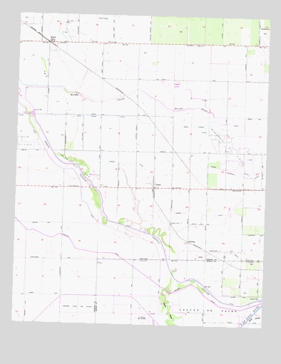 Burrel, CA USGS Topographic Map