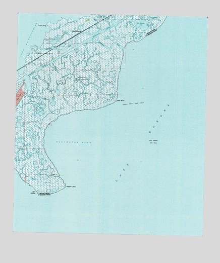 Alligator Point, LA USGS Topographic Map
