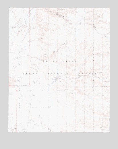 Burro Canyon, CA USGS Topographic Map