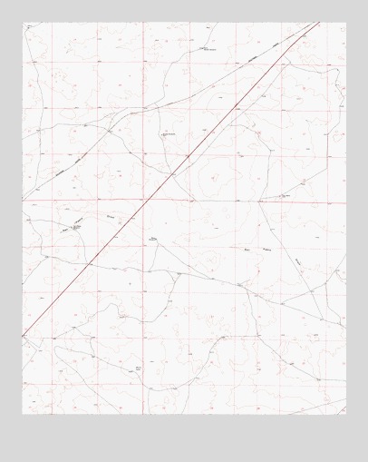 Burro Lake, NM USGS Topographic Map