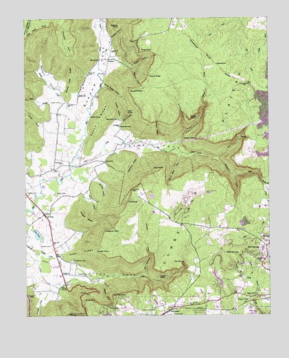 Burrow Cove, TN USGS Topographic Map