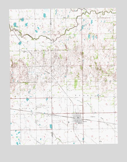 Burrton, KS USGS Topographic Map