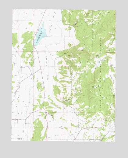 Burrville, UT USGS Topographic Map
