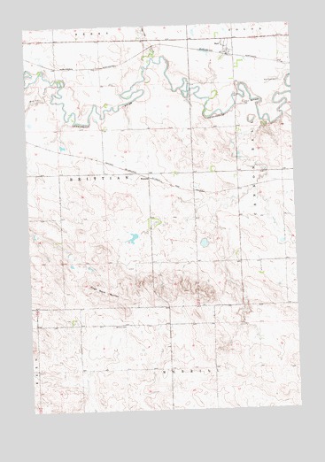 Burt, ND USGS Topographic Map
