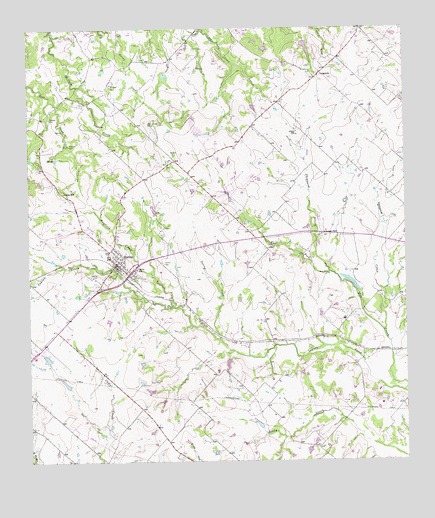 Burton, TX USGS Topographic Map