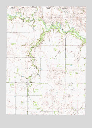 Burton, NE USGS Topographic Map