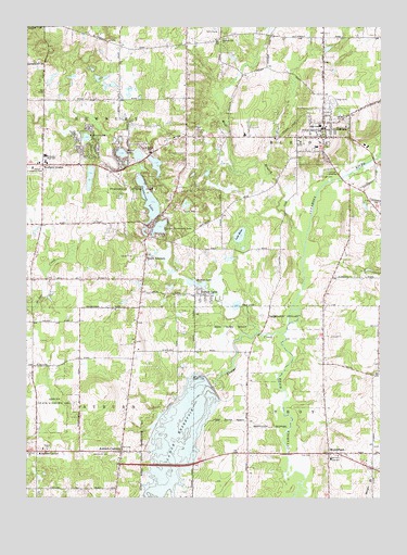 Burton, OH USGS Topographic Map