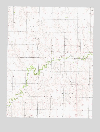 Allison, KS USGS Topographic Map