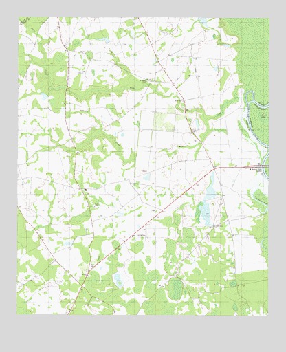 Burtons Ferry Landing, GA USGS Topographic Map