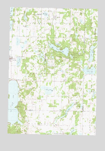 Burtrum, MN USGS Topographic Map