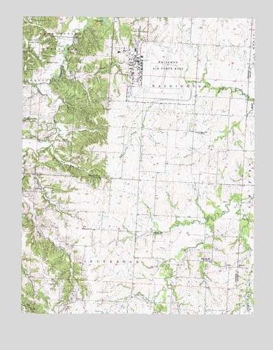 Burtville, MO USGS Topographic Map