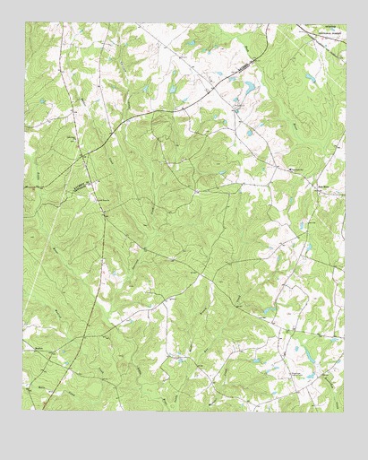 Bush River, SC USGS Topographic Map