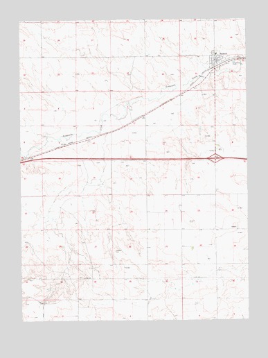 Bushnell, NE USGS Topographic Map