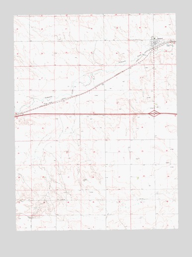 Bushnell, NE USGS Topographic Map