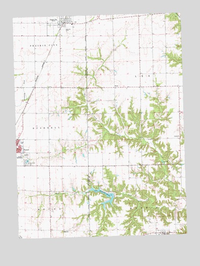 Bushnell East, IL USGS Topographic Map