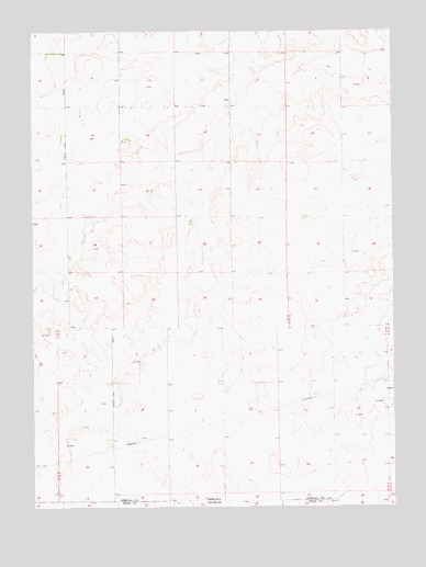 Bushnell SW, NE USGS Topographic Map
