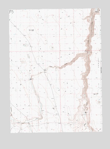 Buster Butte, ID USGS Topographic Map