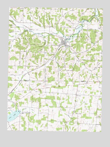Butler, OH USGS Topographic Map