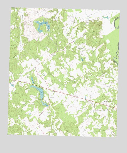 Butler, TX USGS Topographic Map