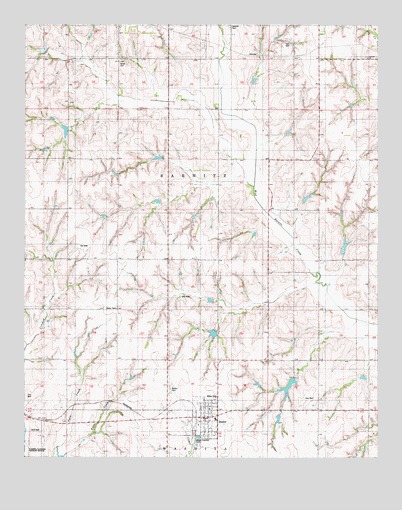Butler, OK USGS Topographic Map