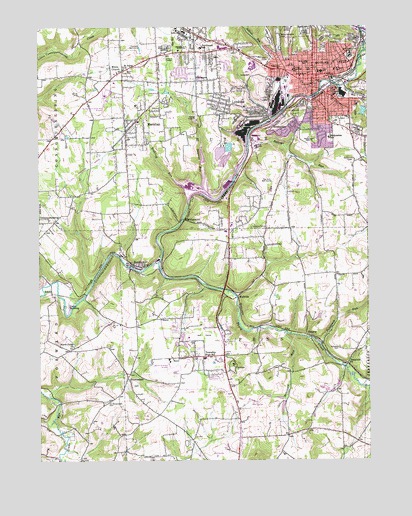 Butler, PA USGS Topographic Map