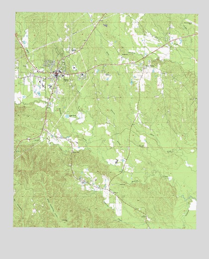 Butler, AL USGS Topographic Map