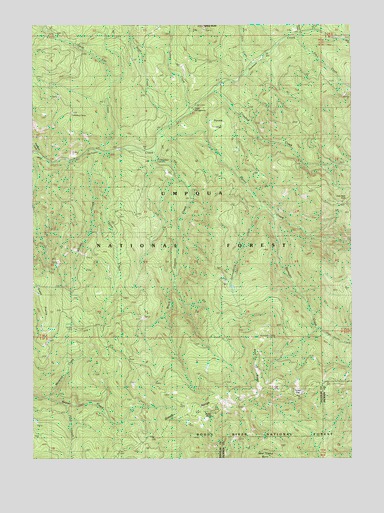 Butler Butte, OR USGS Topographic Map