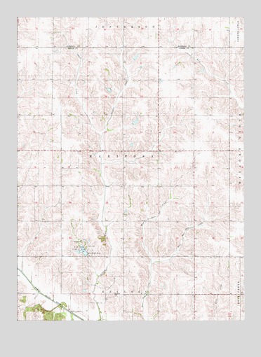 Alloway Creek, IA USGS Topographic Map