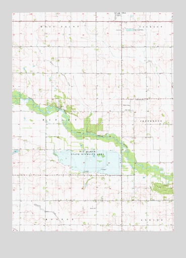 Butler Center, IA USGS Topographic Map