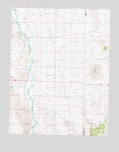 Butler Mountain, NV USGS Topographic Map