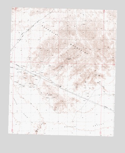 Butler Pass, AZ USGS Topographic Map