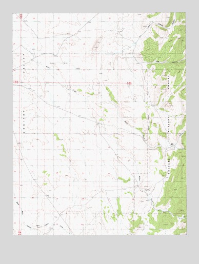 Butler Ranch, NV USGS Topographic Map