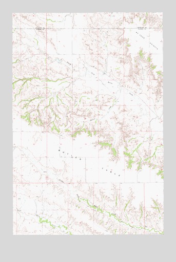 Butler Table, MT USGS Topographic Map