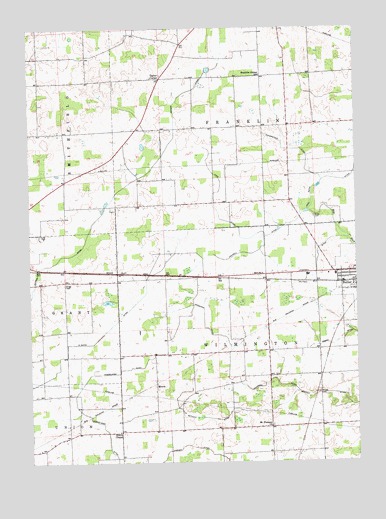 Butler West, IN USGS Topographic Map