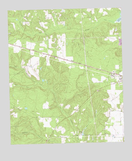 Butler West, GA USGS Topographic Map