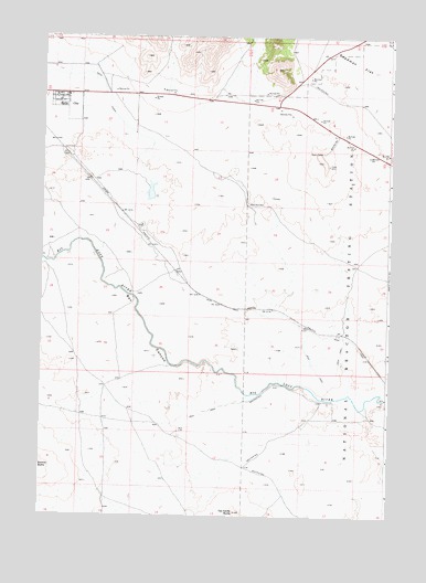 Butte City, ID USGS Topographic Map