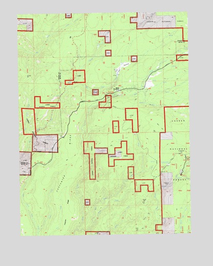 Butte Meadows, CA USGS Topographic Map