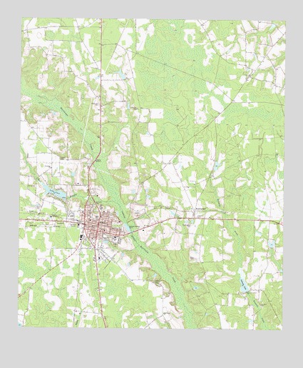 Alma, GA USGS Topographic Map